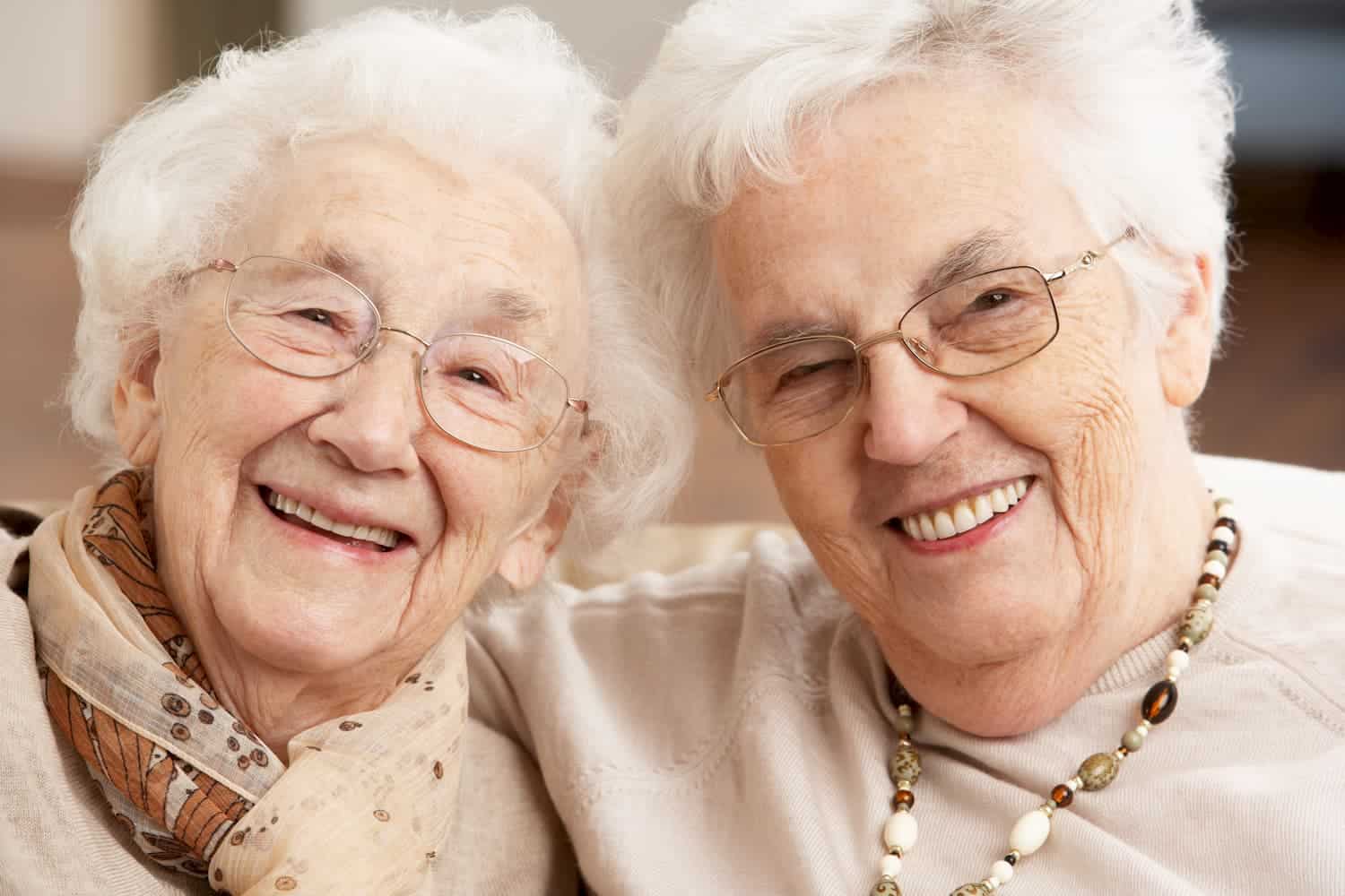 senior women smiling